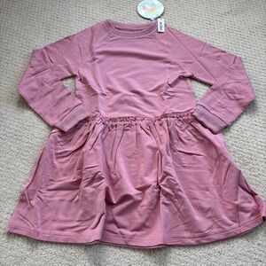 Little Sleepies Mauve garden rose Long-Sleeve Dress